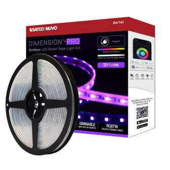 Dimension Pro; Tape light strip; 32 ft.; Hi-Output; RGB plus Tunable White; Plug connection; IP65; (81|64/141)