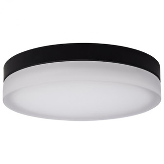 Pi; 14 Inch LED Flush Mount; Black Finish; Frosted Etched Glass; CCT Selectable; 120 Volts (81|62/570)