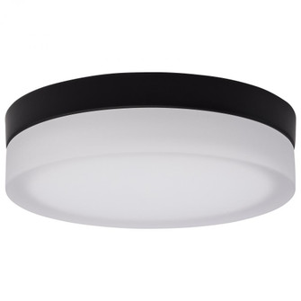 Pi; 9 Inch LED Flush Mount; Black Finish; Frosted Etched Glass; CCT Selectable; 120 Volts (81|62/568)