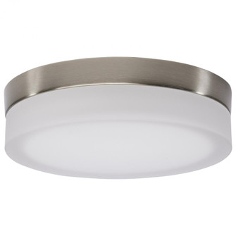 Pi; 9 Inch LED Flush Mount; Brushed Nickel Finish; Frosted Etched Glass; CCT Selectable; 120 Volts (81|62/558)