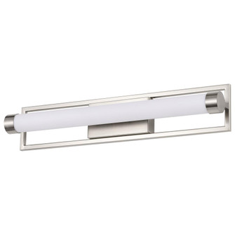 Canal Medium Vanity; LED; Brushed Nickel Finish; White Acrylic Lens (81|62/1542)