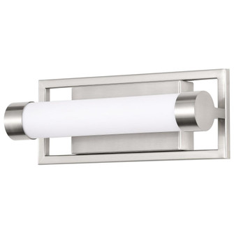 Canal Small Vanity; LED; Brushed Nickel Finish; White Acrylic Lens (81|62/1541)