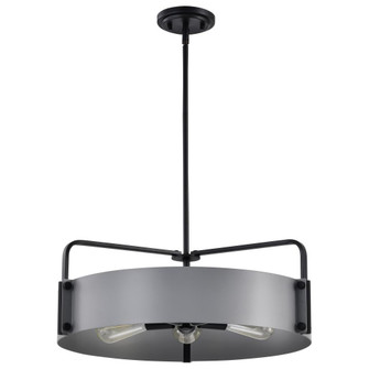 Altos 5 Light Large Pendant; Gray and Matte Black Finish (81|60/7854)