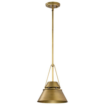 Adina 1 Light Small Pendant; Natural Brass Finish (81|60/7777)