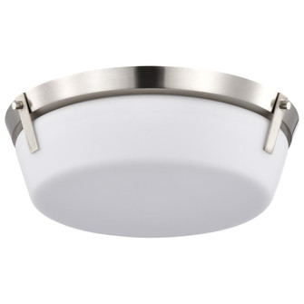 Rowen 3 Light Flush Mount; Brushed Nickel Finish; Etched White Glass (81|60/7760)