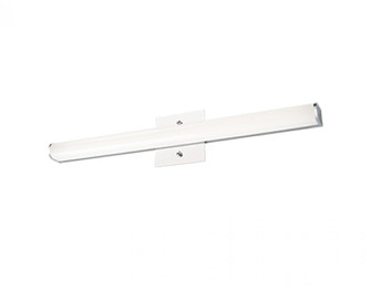 Simplistic Modern LED Vanity with Rectangular Shaped White Acrylic (461|VL6120-CH)