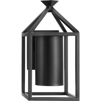 Stallworth Collection One-Light Matte Black Contemporary Outdoor Large Wall Lantern (149|P560334-31M)