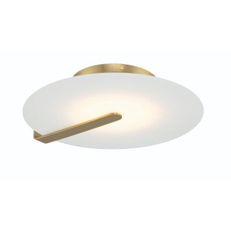 Nuvola 16.75'' Flushmount in Gold and White (4304|46844-033)