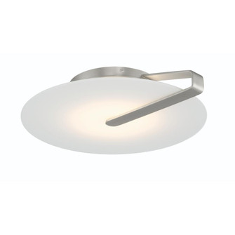 Nuvola 16.75'' Flushmount in Satin Nickel and White (4304|46844-026)