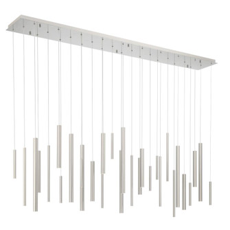 Santana 30 Light LED Chandelier in Nickel (4304|46814-036)