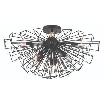 Dendelio 9 Light Chandelier in Black (4304|46762-016)