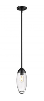 1 Light Pendant (276|651P-ROD-MB)