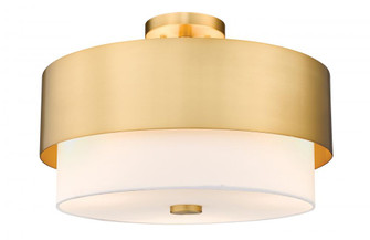 3 Light Semi Flush Mount (276|495SF18-MGLD)
