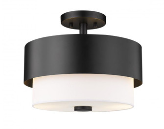 2 Light Semi Flush Mount (276|495SF13-MB)