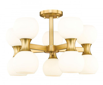 10 Light Semi Flush Mount (276|494-10SF-MGLD)