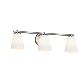 Alpino 3-Light Bath Bar (254|FSN-8033-OPAL-NCKL)
