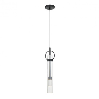 Chloe LED Tall Pendant (254|FSN-4121-CLER-MBLK)