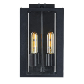 Waterville Collection 2-Light Exterior Wall Light, Matte Black (12|AC8790BK)