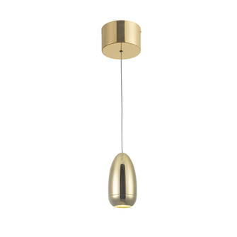 Royal Pearl Collection Integrated LED Pendant, Gold (12|AC6650GD)