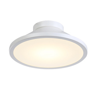 Lucida Collection Integrated LED Flush Mount, White (12|AC7021WH)