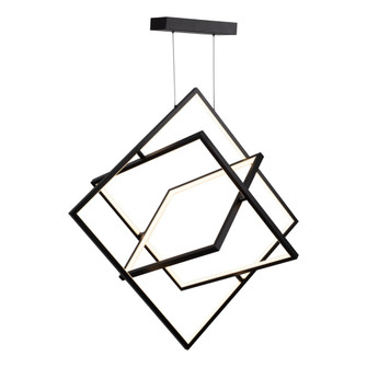 Graymar Collection Integrated LED Chandelier, Black (12|AC7624BK)