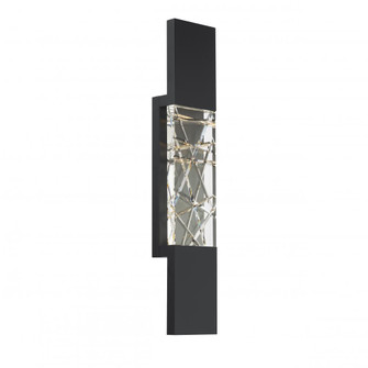Glacier 27in LED 3000K/3500K/4000K 120V-277V Outdoor Wall Sconce in Black (1118061|BWSW32327-BK)