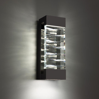 Labrynth 20in LED 3000K/3500K/4000K 120V-277V Outdoor Wall Sconce in Black (1118061|BWSW21320-BK)