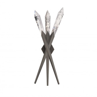 Solitude 29in LED 3000K/3500K/4000K 120V-277V Wall Sconce in Antique Nickel with Optic Haze Quartz (1118061|BWS31229-AN)