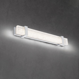 Verandah 27in LED 3000K/3500K/4000K 120V-277V Bath Vanity & Wall Light in Black with Clear Radianc (1118061|BWS18227-BK)