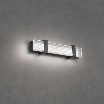 Verandah 18in LED 3000K/3500K/4000K 120V-277V Bath Vanity & Wall Light in Black with Clear Radianc (1118061|BWS18218-BK)