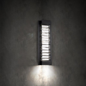 Echelon 18in LED 3000K/3500K/4000K 120V-277V Wall Sconce in Black with Clear Optic Crystal (1118061|BWS10218-BK)