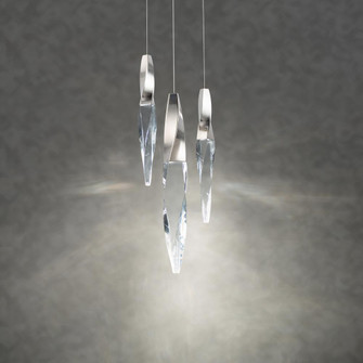 Kindjal 3 Light LED 3000K/3500K/4000K 120V-277V Multi-Light Pendant in Polished Nickel (1118061|BPD13203-PN)