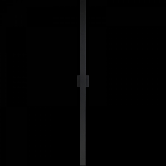 1 LT 72'' H LED ''Zayden'' Matte Black Wall Sconce (3605|S07972MB)