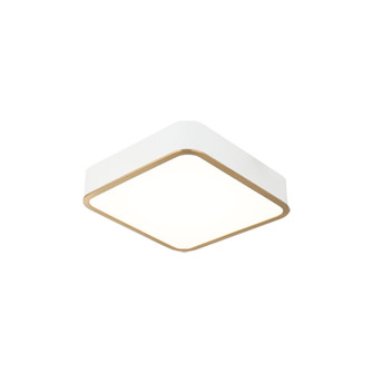 Ainslay White + Aged Gold Brass Ceiling Mount (3605|M10542WHAG)
