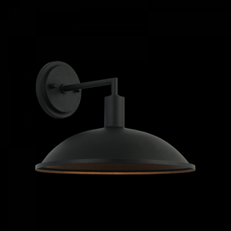 1 LT D12'' ''Farmley'' Matte Black Wall Sconce (3605|W81911MB)