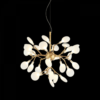 20 LT 20'' ''Hyrangea Bloom'' Gold Chandelier G4 (3605|C69820GL)