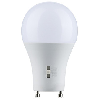 12 Watt A19 LED; Bi Pin GU24 Base; CCT Selectable; 120 Volt; White Finish (27|S11795)