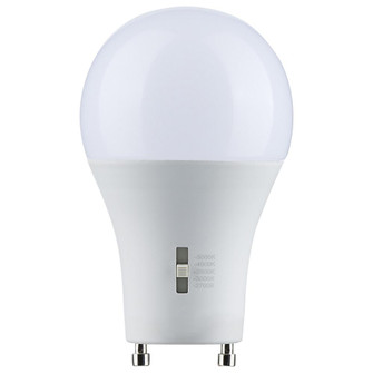 8.8 Watt A19 LED; Bi Pin GU24 Base; CCT Selectable; 120 Volt; White Finish (27|S11794)