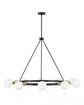 Large Single Tier Chandelier (1118101|83610BK)