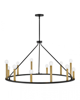 Large Single Tier Chandelier (1118101|83159BK)