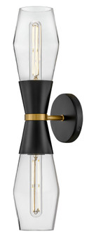 Large Two Light Sconce (1118101|83902BK)