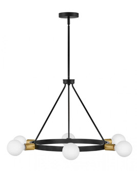 Medium Single Tier Chandelier (1118101|83616BK)