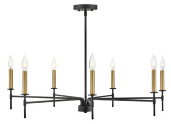 Large Single Tier Chandelier (1118101|83077BK)