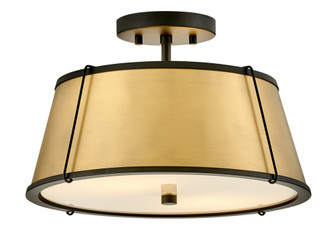 Medium Semi-Flush Mount (87|4893BK-LDB)