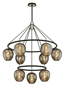 Iliad Chandelier (52|F6219-TBK/PN)