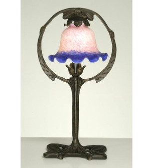 17''H French Pink and Blue Accent Lamp (96|102405)