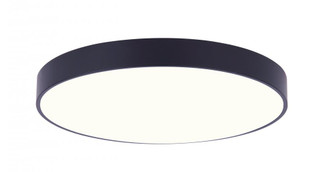 LED Edgeless Light, 7'' Matte Black, 15W Dimmable, 3000K, 1000 Lumen, Surface Mou (801|LED-CP7D10-BK)