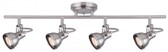 Polo 4 Light Track Lighting, Nickel Finish (801|IT622A04BN10)