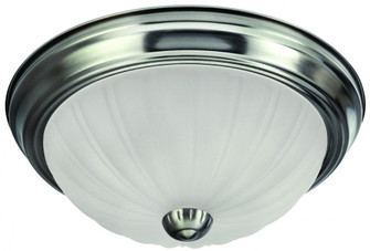Fmount, 11'' 2 Bulb Flushmount, Frosted Melon Glass, 40W Type A (801|IFM31151N)