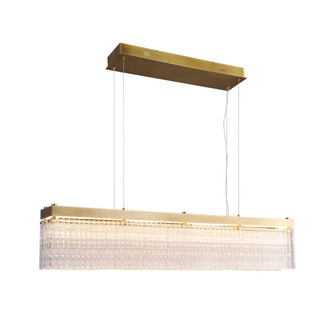 Ranenna linera Chandelier - Brass (10813|KCH1104L-49BS)